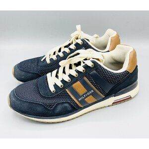 Tommy Hilfiger Men's Blue Anello Designer Fashion Sneakers Valen Shoes Size 8.5